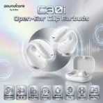 soundcore By Anker C30i Open-Ear Clip Wireless Earbuds With Bluetooth 5.3, 30H Battery, Titanium Drivers, IPX4 Water Resistance, Multipoint Connection & Fast Charging | WHITE 