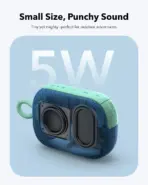 Soundcore Select 4 Go Portable Bluetooth Speaker With IP67 Waterproof Floating Design, 20H Battery, 5W Punchy Audio, TWS Pairing & 30M Wireless Range | BLUE - Image 4
