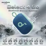 Soundcore Select 4 Go Portable Bluetooth Speaker With IP67 Waterproof Floating Design, 20H Battery, 5W Punchy Audio, TWS Pairing & 30M Wireless Range | BLUE