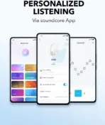 Soundcore By Anker H30i Wireless On-Ear Headphones With Bluetooth 5.3, 70H Battery, 40mm Pure Bass Drivers, Foldable Design, Multipoint & App Control | WHITE  - Image 8