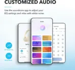 soundcore By Anker Q20i Hybrid ANC Wireless Over-Ear Bluetooth Headphones, Hi-Res Audio, BassUp, 40H ANC Battery, Multipoint BT 5.0, AUX, Transparency Mode, Customize via an App | WHITE - Image 5
