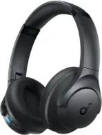 soundcore by Anker Q11i Wireless Over-Ear Bluetooth 5.3 Headphones , Deep Bass, 60H Playtime, Hi-Res Audio, 40mm Drivers, Detachable Ear Cushions, Multipoint Connection, AUX | JET-BLACK - Image 2