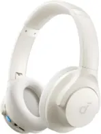 soundcore by Anker Q11i Wireless Over-Ear Bluetooth 5.3 Headphones , Deep Bass, 60H Playtime, Hi-Res Audio, 40mm Drivers, Detachable Ear Cushions, Multipoint Connection, AUX | CREAM-WHITE - Image 2