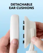 soundcore by Anker Q11i Wireless Over-Ear Bluetooth 5.3 Headphones , Deep Bass, 60H Playtime, Hi-Res Audio, 40mm Drivers, Detachable Ear Cushions, Multipoint Connection, AUX | CREAM-WHITE - Image 6