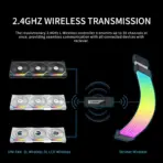 LIAN LI L-Wireless Controller RF-T-B Black – 2.4GHz Wireless ARGB & PWM Fan Hub For UNI FAN SL Wireless, TL Wireless, SL-INF Wireless, CL Wireless & Strimer Wireless Series - Image 3