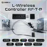 LIAN LI L-Wireless Controller RF-T-B Black – 2.4GHz Wireless ARGB & PWM Fan Hub For UNI FAN SL Wireless, TL Wireless, SL-INF Wireless, CL Wireless & Strimer Wireless Series