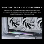 Lian Li VG4v4 4-Slot Vertical GPU Kit, PCIe 5.0 x16 200mm Riser Cable, Adjustable GPU Angles & Heights, 5V ARGB Sync, Anti-Sag Support, ATX Compatible | VG4-5-V4W ~ WHITE - Image 3