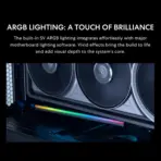 Lian Li VG4v4 4-Slot Vertical GPU Kit, PCIe 5.0 x16 200mm Riser Cable, Adjustable GPU Angles & Heights, 5V ARGB Sync, Anti-Sag Support, ATX Compatible | VG4-5-V4X ~ BLACK - Image 3