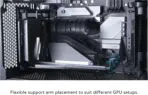 Lian Li VG4v4 4-Slot Vertical GPU Kit, PCIe 5.0 x16 200mm Riser Cable, Adjustable GPU Angles & Heights, 5V ARGB Sync, Anti-Sag Support, ATX Compatible | VG4-5-V4X ~ BLACK - Image 7