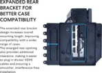 Lian Li VG4v4 4-Slot Vertical GPU Kit, PCIe 5.0 x16 200mm Riser Cable, Adjustable GPU Angles & Heights, 5V ARGB Sync, Anti-Sag Support, ATX Compatible | VG4-5-V4X ~ BLACK - Image 8