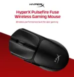 HyperX Pulsefire Fuse Wireless Gaming Mouse, 12,000 DPI Pixart Sensor, Dual Wireless 2.4GHz & Bluetooth, 75g Lightweight RGB Gaming Mouse For PC, PS5 & Xbox | A1KY6AA ~ BLACK - Image 3