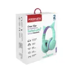 Promate Simba Kids Wired Headphones, Over-Ear Hi-Definition SafeAudio Wired Headset, 85dB Safe Audio, Foldable Adjustable Headband, 40mm Drivers, 3.5mm AUX Audio Sharing Headset For Kids & Tablets - Image 9