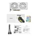 ZOTAC GAMING RTX 5070 Twin Edge OC White Edition, 12GB GDDR7, 6144 CUDA Cores, 2542 MHz Boost , Blackwell GPU, DLSS 4, PCIe 5.0, IceStorm 2.0 Cooling, Dual 90mm Fans, SFF Compact | ZT-B50700Q-10P - Image 4