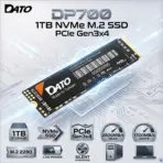 DATO DP700 1TB M.2 NVMe SSD PCIe Gen3x4 , 2500 MB/s Read , 1700MB/s  Write , Internal Solid State Drive 2280 Form Factor | DP700SSD-1TB
