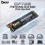 DATO DP700 1TB M.2 NVMe SSD PCIe Gen3x4 , 2500 MB/s Read , 1700MB/s  Write , Internal Solid State Drive 2280 Form Factor | DP700SSD-1TB