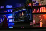 darkFlash FLOATRON F1 M-ATX Gaming PC Case, Back-Connect Compatible, Type-C, ARGB PWM Fans, 360mm Radiator Support, 350mm GPU Clearance |  Black - Image 7