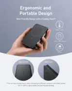 Anker MagGo Slim 10,000mAh Qi2 Magnetic Power Bank, 15W MagSafe Wireless Charging, 30W USB-C Fast Charging Portable Battery Pack For iPhone 17/16/15/14 Series -  Black Stone - Image 4