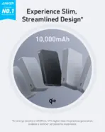 Anker MagGo Slim 10,000mAh Qi2 Magnetic Power Bank, 15W MagSafe Wireless Charging, 30W USB-C Fast Charging Portable Battery Pack For iPhone 17/16/15/14 Series -  Black Stone - Image 7