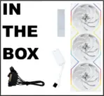LIAN LI UNI FAN TL Wireless 120 Triple Pack Reverse Blade White 120mm ARGB PWM Case Fans , 2.4GHz Wireless Sync , Daisy Chain , L-Connect 3 | 12RTL1W3W - Image 8
