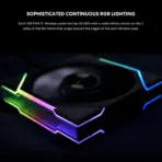 LIAN LI UNI FAN TL Wireless 120 Triple Pack Reverse Blade White 120mm ARGB PWM Case Fans , 2.4GHz Wireless Sync , Daisy Chain , L-Connect 3 | 12RTL1W3W - Image 4