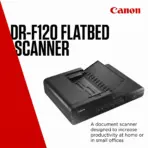 Canon imageFORMULA DR-F120 Flatbed Document Scanner With 50-Sheet ADF , Duplex USB 2.0 Scanner , 20PPM , 600DPI , CaptureOnTouch Software , Home & Office - Image 4
