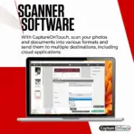 Canon imageFORMULA DR-F120 Flatbed Document Scanner With 50-Sheet ADF , Duplex USB 2.0 Scanner , 20PPM , 600DPI , CaptureOnTouch Software , Home & Office - Image 5