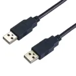 USB A To USB A 2.0 Male To Male Cable 5M With Dual Type-A Connectors, Direct Device Connection & Extended 5 Meter Cable Length