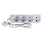 Power Strip with 4 Universal Socket & 1.5M Extension Cable 2500W ,250V, 10A /16A | EU Outlet | IP22 Grounded Extension Socket For Home & Office - Image 6