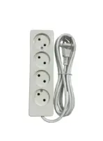 Power Strip with 4 Universal Socket & 1.5M Extension Cable 2500W ,250V, 10A /16A | EU Outlet | IP22 Grounded Extension Socket For Home & Office - Image 5