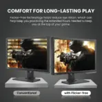 BenQ ZOWIE XL2731 27-inch 144Hz Esports Gaming Monitor, FHD / 1ms / TN / FreeSync Premium / HDMI DP / Height Adjustable / Xbox Series X 1080p@120hz Ready | BLACK ~ 9H.LHRLB.QPP - Image 5