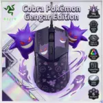Razer Cobra Pokémon Gengar Edition Wired Gaming Mouse, 58g Lightweight, 8500 DPI Optical Sensor, Gen-3 Optical Switches, Chroma RGB Underglow, Speedflex Cable