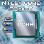 CPU Intel Core i3-14100 14th Gen Desktop Processor, 4 Cores 8 Threads, Up To 4.7GHz, UHD 730 Graphics, PCIe 5.0, DDR5/DDR4 Support, LGA1700 | Tray Version ~ PULL-OUT