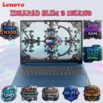 LENOVO IdeaPad Slim 3 15IAN8 : Intel® N100 | 8GB DDR5 RAM , 256GB SSD NVMe | Intel® UHD | 15.6-inch FHD TN Display | Eng. / Ara. Keyboard | DOS | Lenovo® Laptop Bag | ABYSS BLUE 