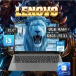 Lenovo IdeaPad Slim 3 15IAN8 Intel® Core i3-N305 | 8GB DDR5 RAM ; 128GB UFS 3.1 | Intel® UHD Graphics | 15.6" FHD TN Display | Windows® 11 Home in S mode | Arctic Grey