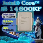 Intel® Core™ I5-14600KF 14-Core, 20-Thread Desktop CPU With 5.30GHz Turbo, 24MB Smart Cache, DDR5/DDR4 Support, PCIe 5.0, 125W Base Power, And No Integrated Graphics | TRAY - NO BOX | 1 YEAR WARRANTY
