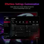ASUS ROG Strix XG27ACS Gaming Monitor – 27-inch WQHD, 180Hz , 1ms , Fast IPS, Extreme Low Motion Blur Sync, USB Type-C, G-Sync compatible, DisplayWidget , tripod socket, HDR, Fully Adjustable Stand | 6 MONTHS WARRANTY - Image 7
