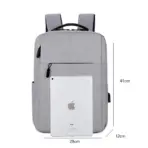 Business Slim Formal Laptop Backpack for up to 15.6 Inch - Durable Oxford Textile - USB Charging Port - Organized Compartments - Waterproof - Heavily Padded for Sensitive Electronics Impact Protection - RED - Image 26
