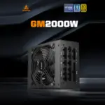 Segotep GM2000W 80+ Gold PSU | ATX 3.1 | 2000W | Fully Modular | PCIe 5.1 Ready | AI Cooling | Hydraulic Fan | Extreme Performance Power Supply