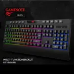 Havit KB487L Multi-function RGB Backlit Keyboard Gaming Keyboard , USB Wired , 10 Standard Multimedia Keys, Full Size 114 Keys , Supports Windows - Linux - MAC . 