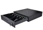 Cash Drawer NT-405 RG11 Heavy-Duty Steel POS Drawer With RJ11 Network Compatibility, 5 Bill & 8 Coin Adjustable Tray, 3-Position Lock, Microswitch, Ball-Bearing Rails, 485x460x165mm - Image 2