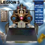 LENOVO AI-Powered Legion 5 15IRX10 Intel® Core i9-14900HX | 16GB DDR5 RAM , 1TB NVMe® | RTX 5070 (8GB) | 15.1" WQXGA OLED 165Hz 100% DCI-P3 Display | Backlit Keyboard | Windows 11 | Eclipse Black ~ FACTORY REFURB