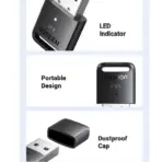 UGREEN Bluetooth 5.3 USB Adapter | Wireless Dongle for PC | 20m Range | Low Latency Audio | Supports Windows 11 | Connects Keyboard, Mouse, Headset, Printer & More - Image 5