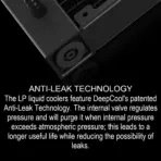 DeepCool LP240 ARGB Liquid CPU Cooler With 5 Pro Pump, Dot-Matrix Display, Dual FD12 ARGB Fans, Anti-Leak Tech, 3400 RPM, Intel/AMD Support | Black - Image 6