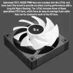 DeepCool LP240 ARGB Liquid CPU Cooler With 5 Pro Pump, Dot-Matrix Display, Dual FD12 ARGB Fans, Anti-Leak Tech, 3400 RPM, Intel/AMD Support | Black - Image 5