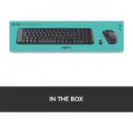 Logitech MK220 Wireless Keyboard And Mouse Combo – Compact Design, Spill-Resistant Keys, Ambidextrous Optical Mouse, 10 m Range, 24-Month Battery Life, USB 2.4GHz  Receiver, Supports Windows & ChromeOS | BLACK - Image 7