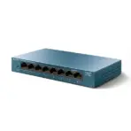 TP-Link LS108G 8-Port Gigabit Desktop Switch with Plug & Play Setup, Steel Housing, QoS Support, Green Ethernet & 16KB Jumbo Frame – Reliable, Energy-Efficient Networking - Image 3