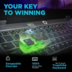 LENOVO AI-Powered LOQ 15IRX10 :  Intel® Core i7-14700HX | 16GB DDR5 RAM ; 512GB SSD NVMe® | RTX 5060 , 8GB | 15.6" FHD IPS Display 144Hz | White Backlit Arabic English Keyboard | DOS | Luna Grey - Image 13