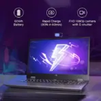 LENOVO AI-Powered LOQ 15IRX10 :  Intel® Core i7-14700HX | 16GB DDR5 RAM ; 512GB SSD NVMe® | RTX 5060 , 8GB | 15.6" FHD IPS Display 144Hz | White Backlit Arabic English Keyboard | DOS | Luna Grey - Image 12