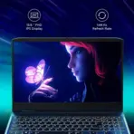 LENOVO AI-Powered LOQ 15IRX10 :  Intel® Core i7-14700HX | 16GB DDR5 RAM ; 512GB SSD NVMe® | RTX 5060 , 8GB | 15.6" FHD IPS Display 144Hz | White Backlit Arabic English Keyboard | DOS | Luna Grey - Image 11