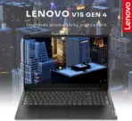 Lenovo V15 G4 IRU Intel® Core i3-1315U | 8GB DDR4 RAM ; 256GB SSD NVMe® | 15.6 inch FHD TN Display | DOS | Intel® UHD Graphics | Arabic English Keyboard | Business Black - Image 2